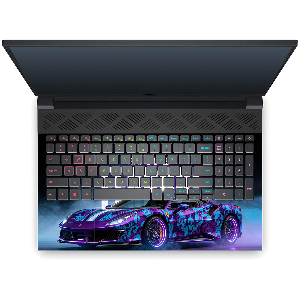 Psycho Drive Ferrari 488 Dell G15 5520, 5530 Laptop Skin