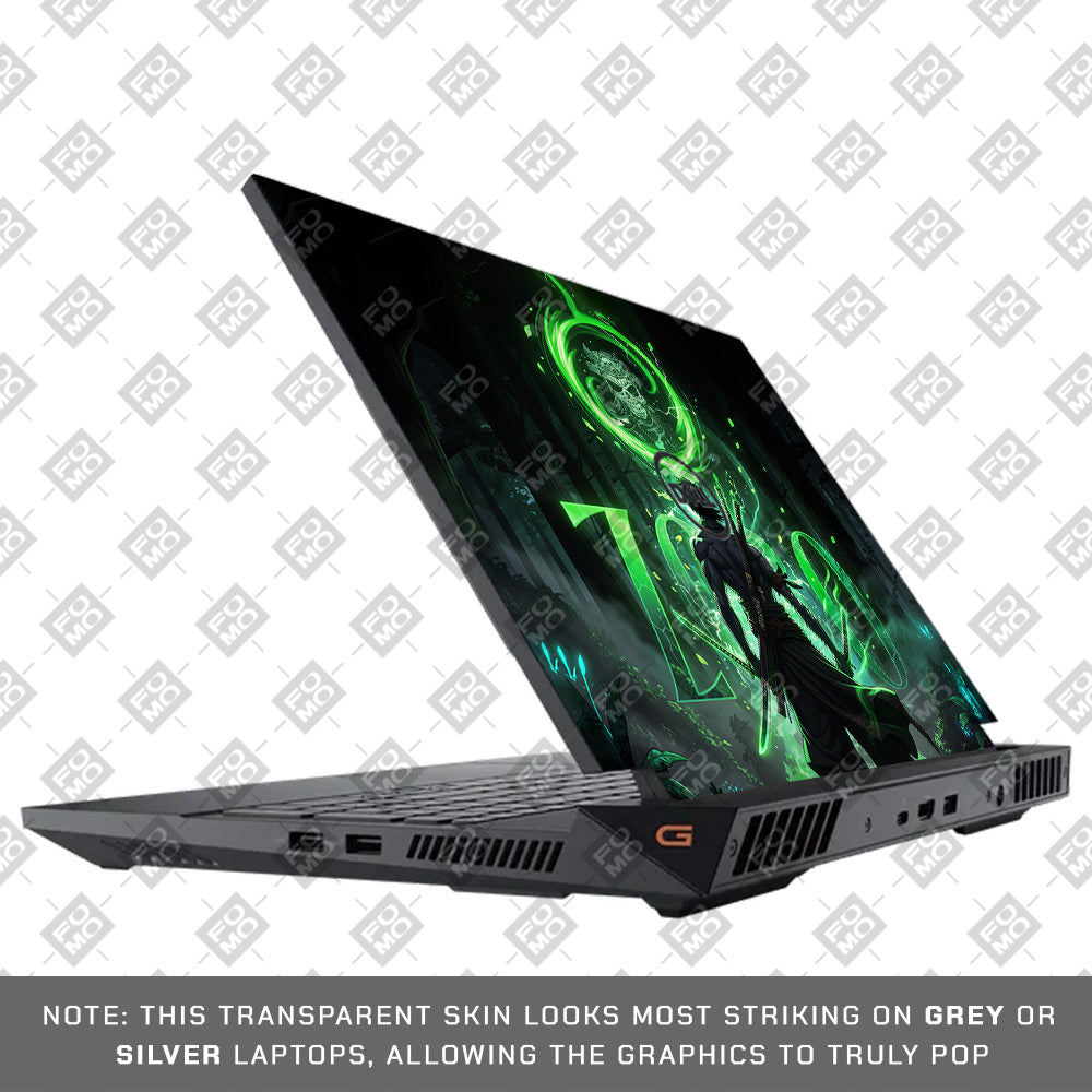 Zoro Green Aura Dell G15 5520, 5530 Laptop Skin