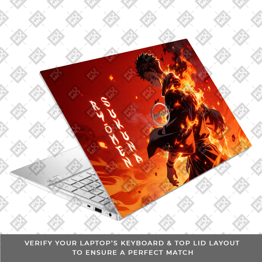 Ryomen Sukuna Lord of Curses Dell Inspiron 3501 Laptop Skin