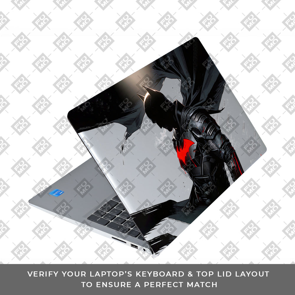 Transparent Dark Knight Dell Inspiron 3520 Laptop Skin