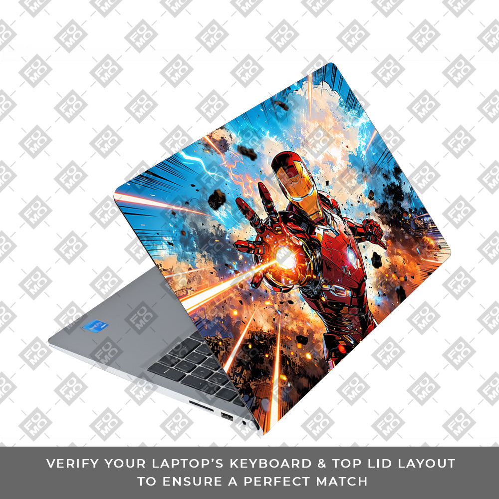 Iron Impact The Arc Reactor Dell Inspiron 3520 Laptop Skin