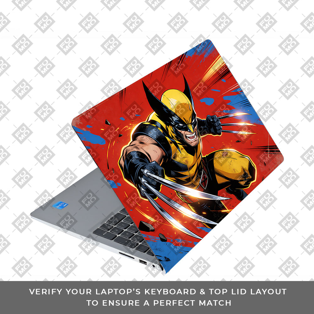 Adamantium Rage Dell Inspiron 3520 Laptop Skin