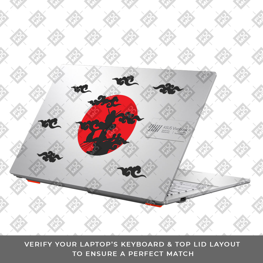 Transparent Moonlit Ninja Asus Vivobook Go 15 E1504G Laptop Skin