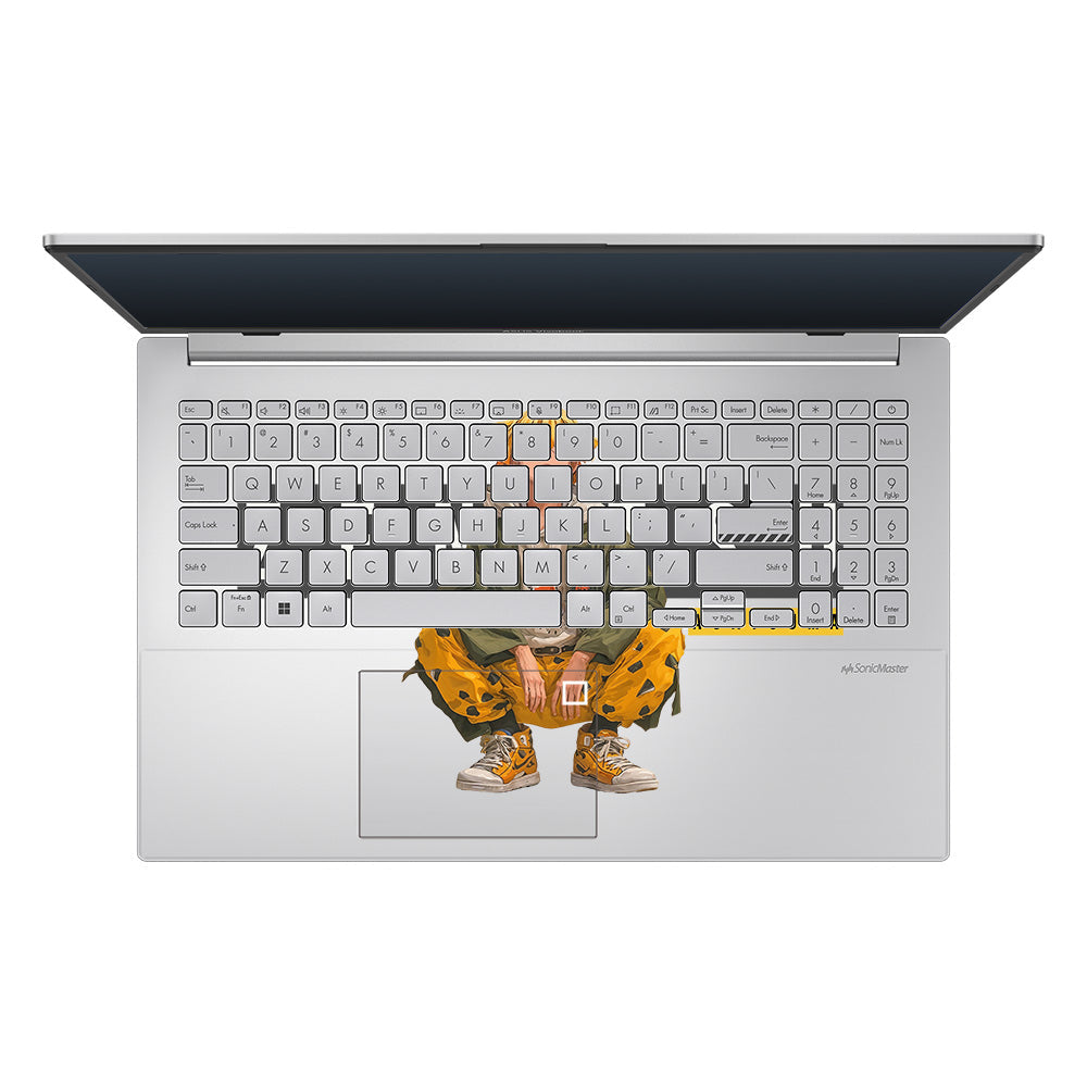 Transparent Zenitsu Agatsuma Asus Vivobook Go 15 E1504G Laptop Skin