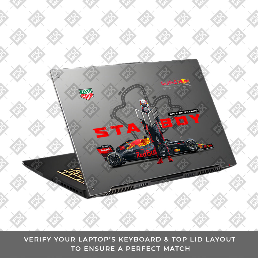 Transparent Starboy Racer Asus TUF Gaming F17 FX707Z Laptop Skin