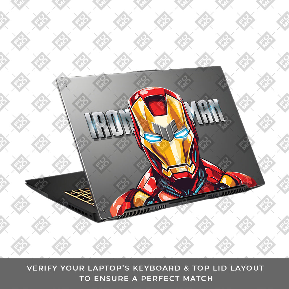Transparent Arc Reactor Asus TUF Gaming F17 FX707Z Laptop Skin