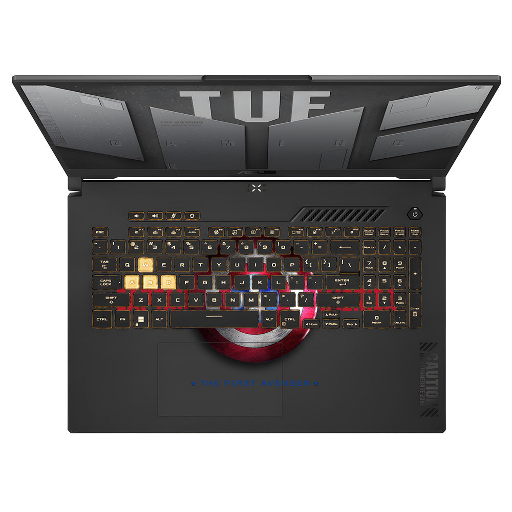 Transparent Shield of Honor Asus TUF Gaming F17 FX707Z Laptop Skin