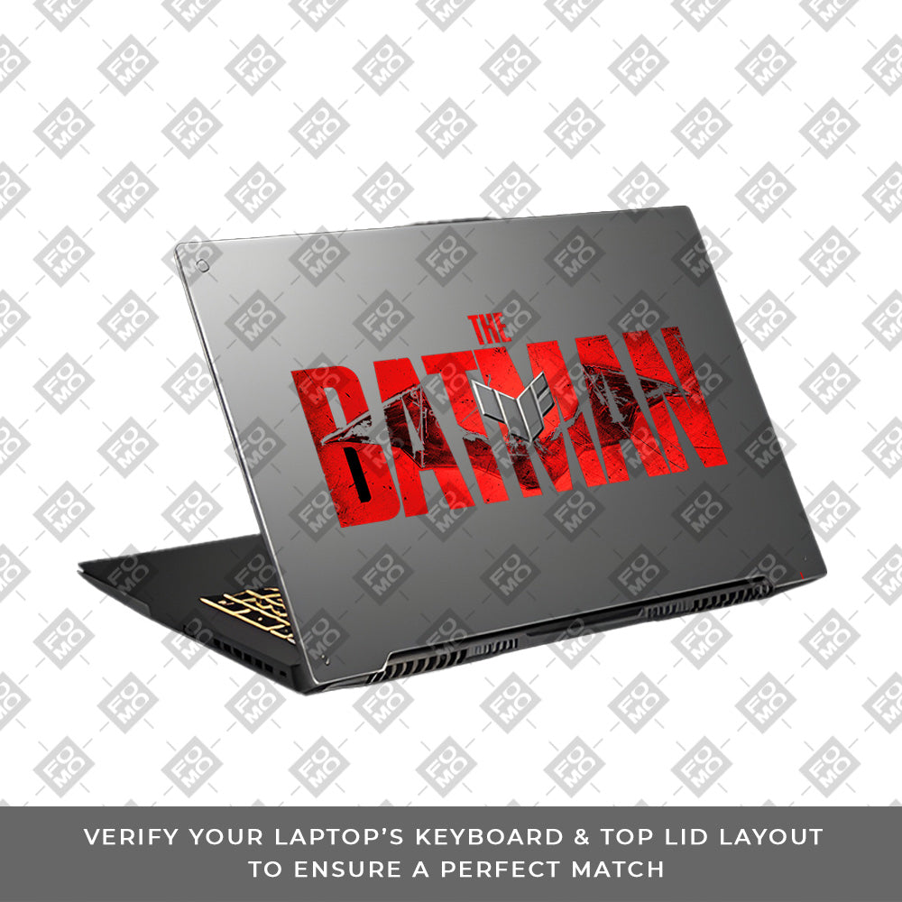 Transparent The Batman Asus TUF Gaming F17 FX707Z Laptop Skin