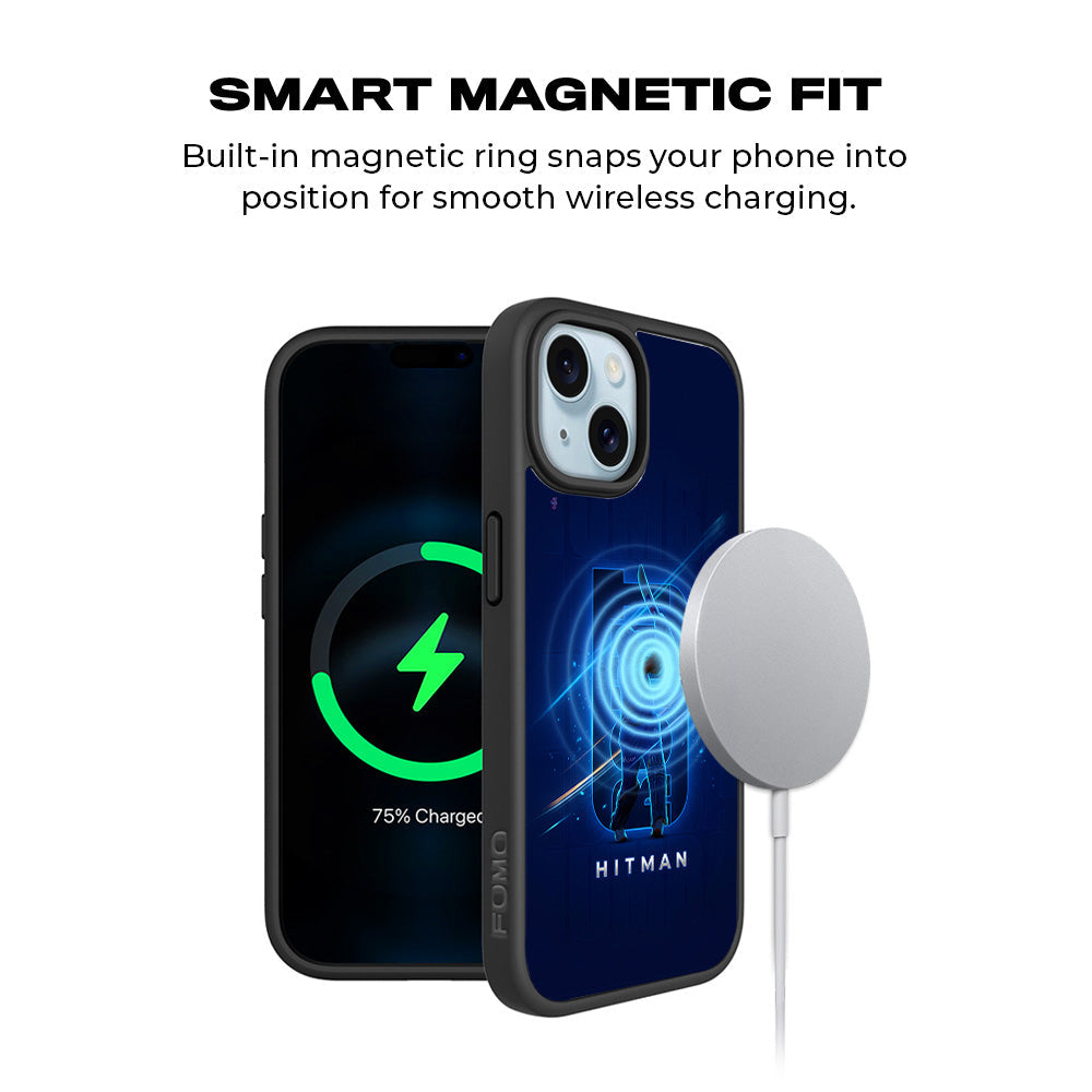 Rohit Sharma Hitman Cricket Sports 3D Skin with Shockguard Armour Magsafe Case for Apple iPhone 15