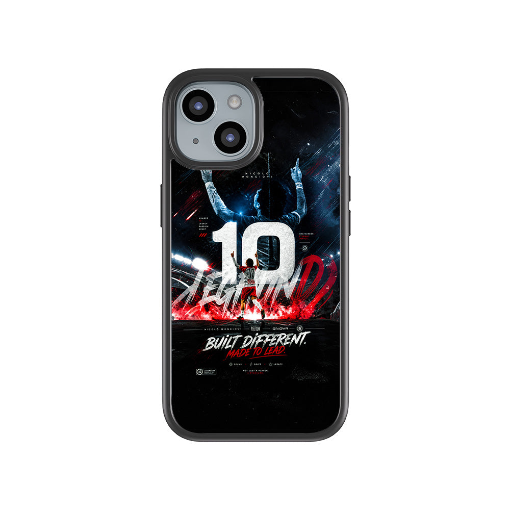 Number 10 Football Sports 3D Skin with Shockguard Armour Magsafe Case for Apple iPhone 15