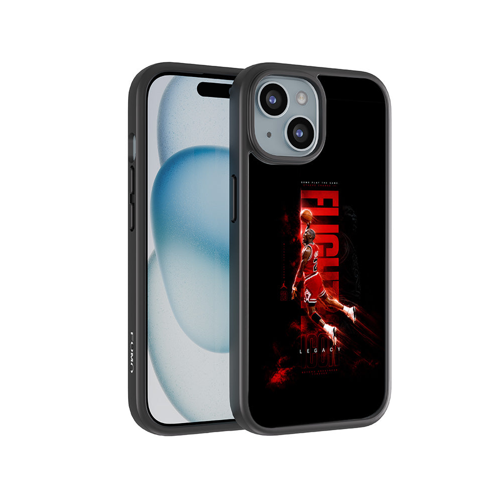 Jordan 23 Flight Sports 3D Skin with Shockguard Armour Magsafe Case for Apple iPhone 15