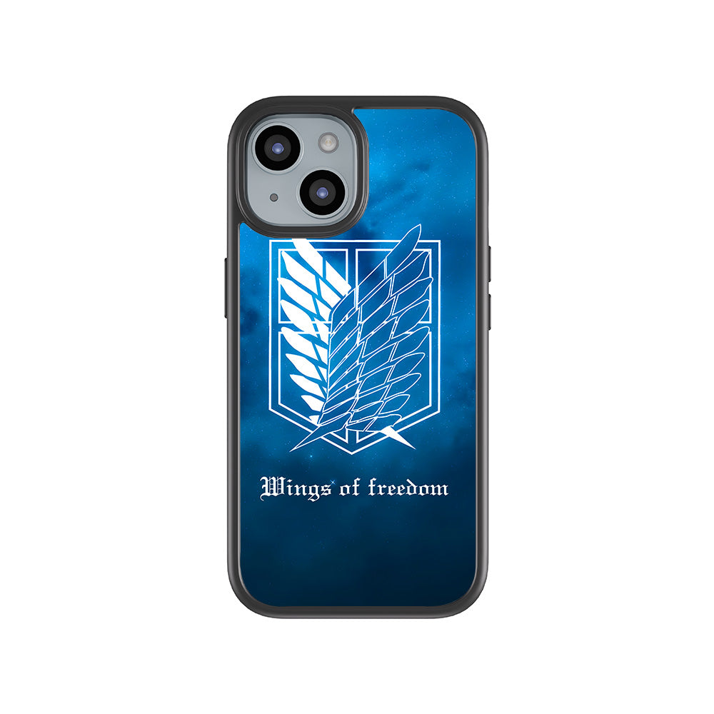 Scouting Legion AOT 3D Skin with Shockguard Armour Magsafe Case for Apple iPhone 15 Plus
