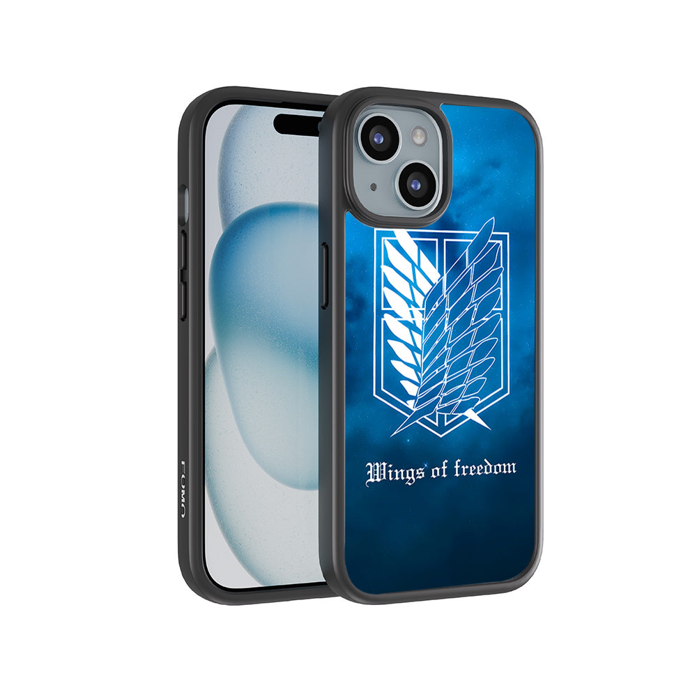 Scouting Legion AOT 3D Skin with Shockguard Armour Magsafe Case for Apple iPhone 15 Plus