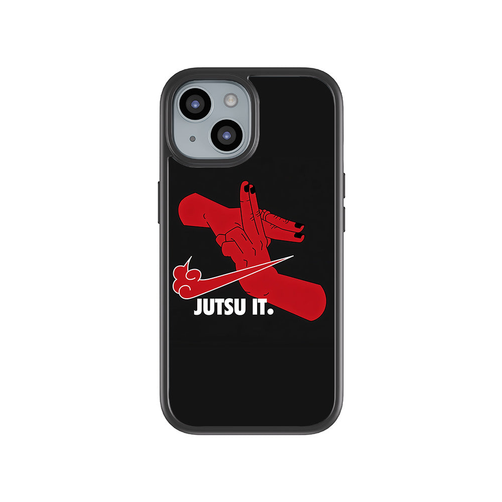 Just Jutsu It 3D Skin with Shockguard Armour Magsafe Case for Apple iPhone 15