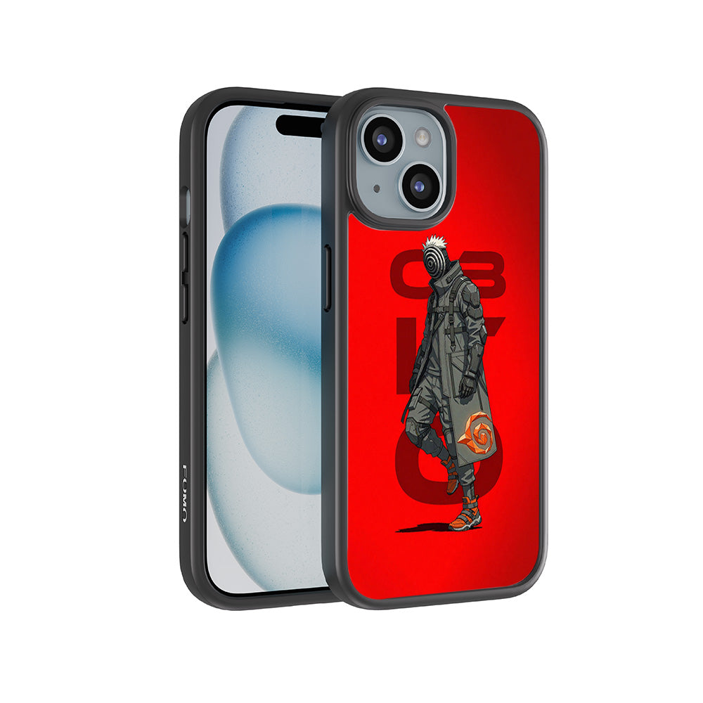 Obito Rebirth 3D Skin with Shockguard Armour Magsafe Case for Apple iPhone 15 Plus