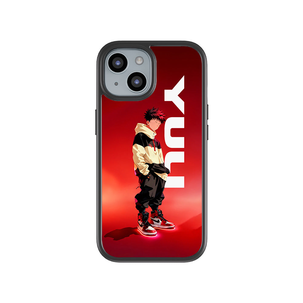 Yuji Drip Anime 3D Skin with Shockguard Armour Magsafe Case for Apple iPhone 15