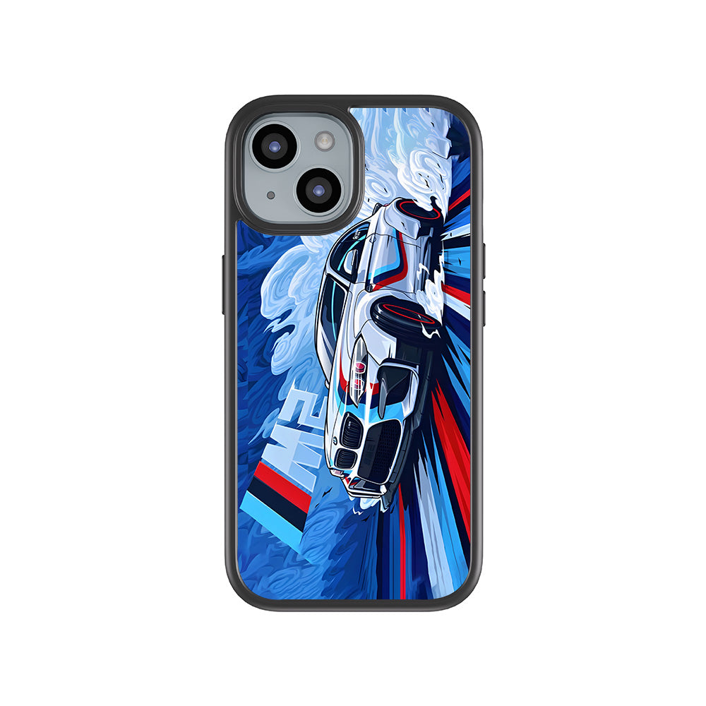BMW M2 3D Skin with Shockguard Armour Magsafe Case for Apple iPhone 15