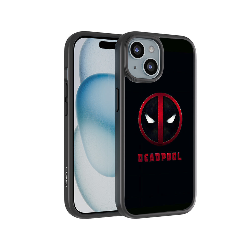 Deadpool Comic 3D Skin with Shockguard Armour Magsafe Case for Apple iPhone 15