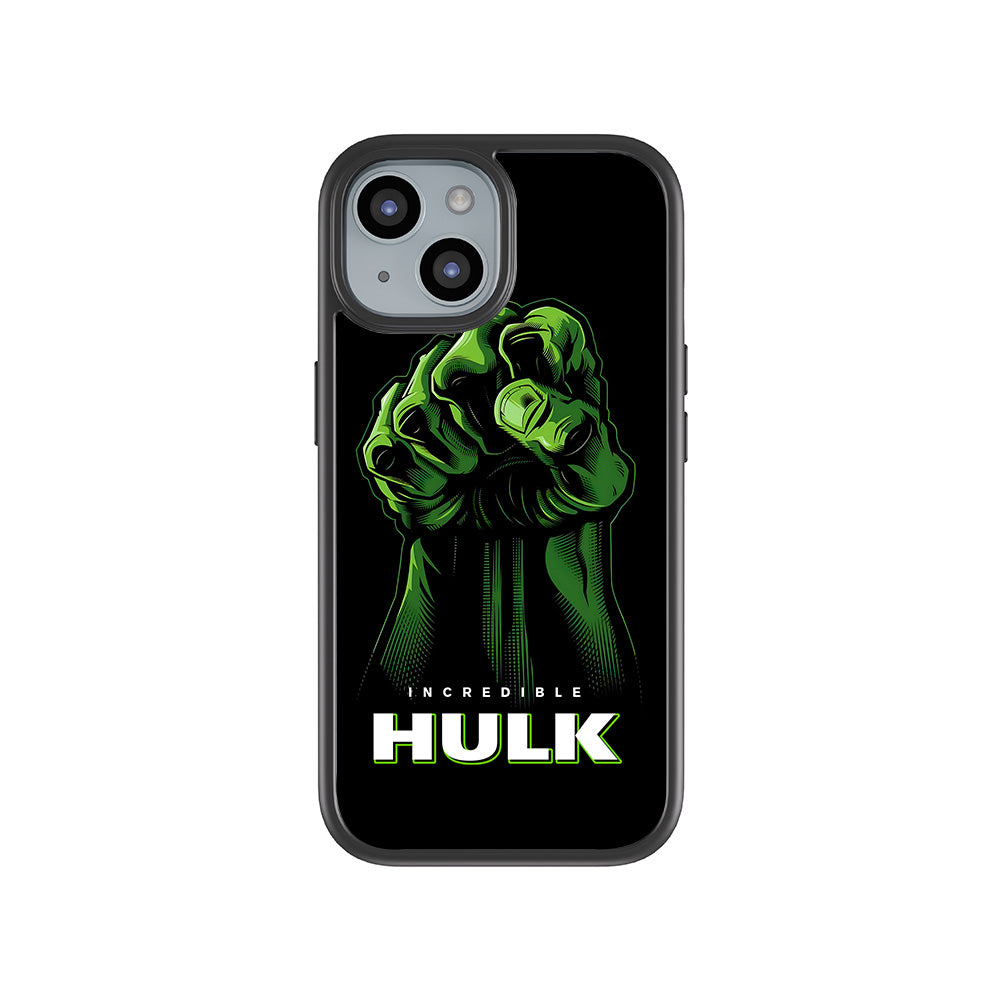 Incredible Hulk Fist Comic 3D Skin with Shockguard Armour Magsafe Case for Apple iPhone 15