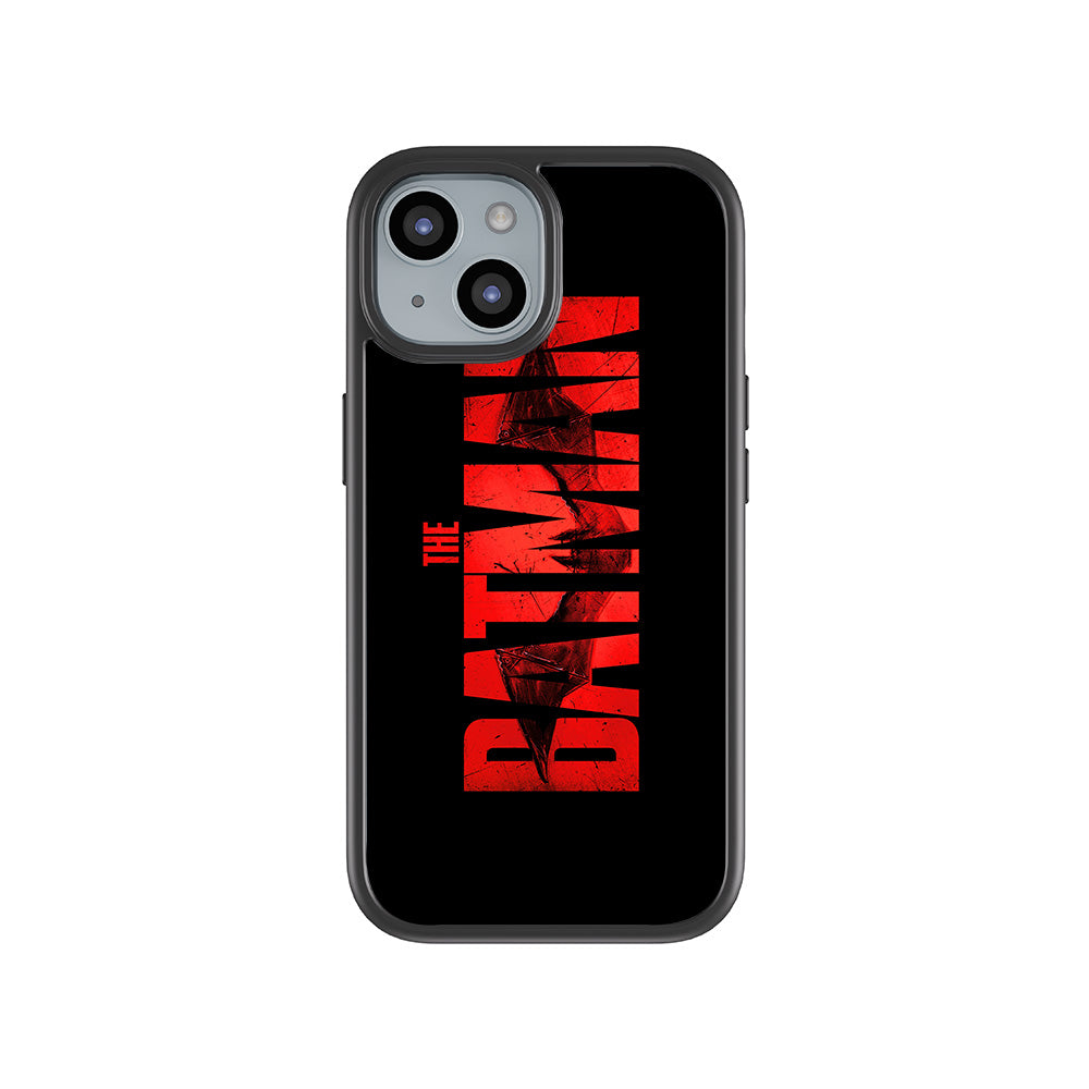 The Batman in Bold Red 3D Skin with Shockguard Armour Magsafe Case for Apple iPhone 15 Plus