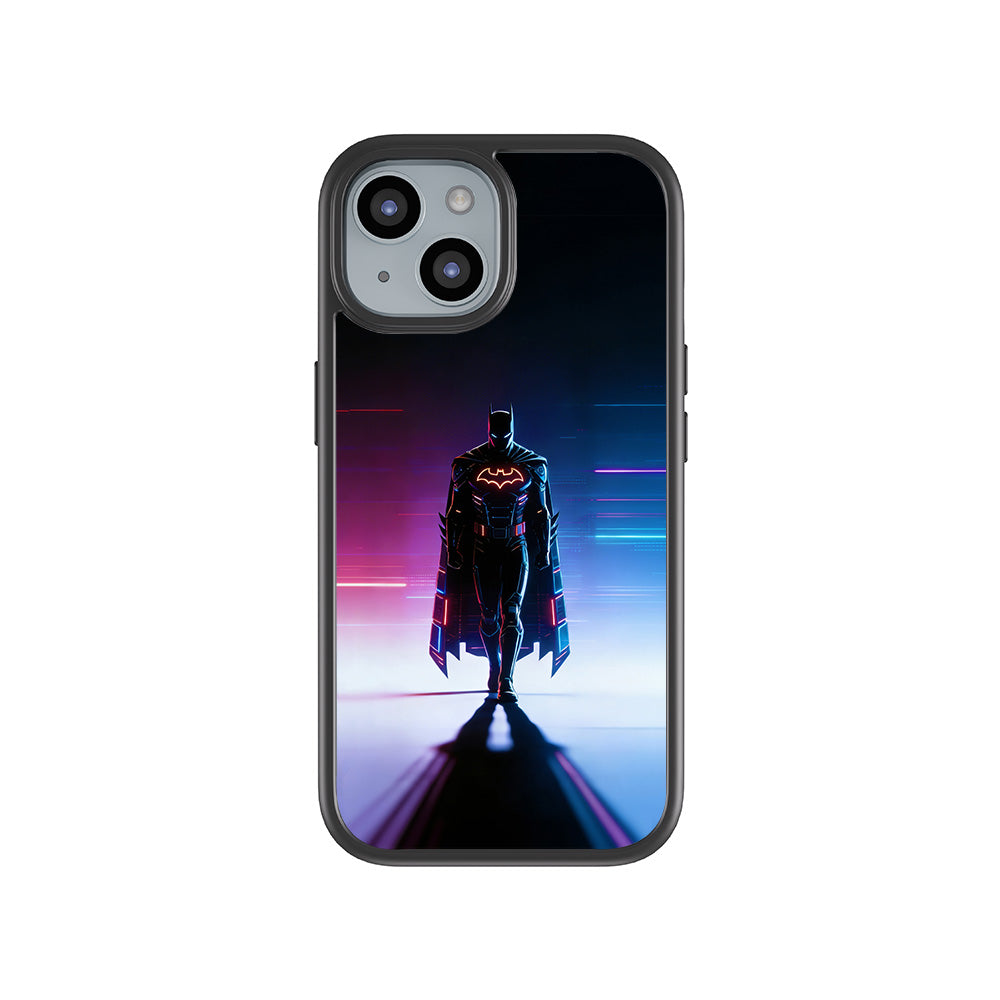 Superhero Neon Streaks 3D Skin with Shockguard Armour Magsafe Case for Apple iPhone 15