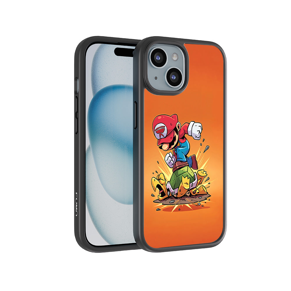 Super Mario Smash 3D Skin with Shockguard Armour Magsafe Case for Apple iPhone 15 Plus