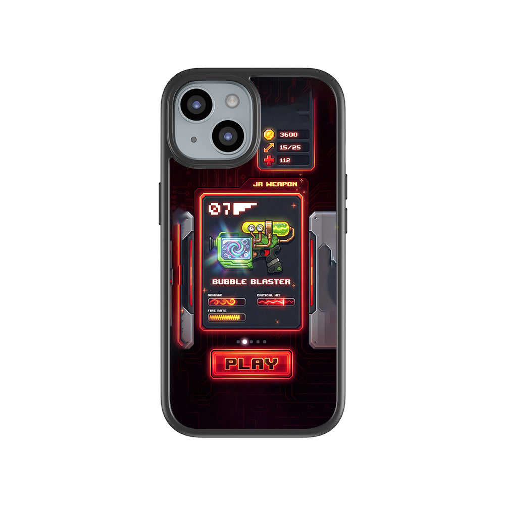 Bubble Blaster 3D Skin with Shockguard Armour Magsafe Case for Apple iPhone 15 Plus