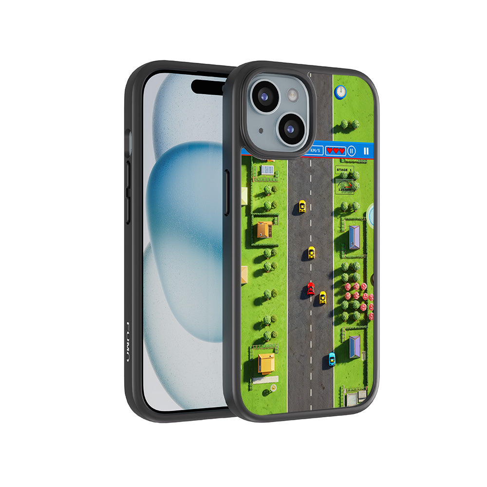 Race to Victory 3D Skin with Shockguard Armour Magsafe Case for Apple iPhone 15