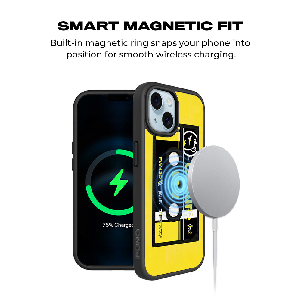 Meta Culture 3D Skin with Shockguard Armour Magsafe Case for Apple iPhone 15
