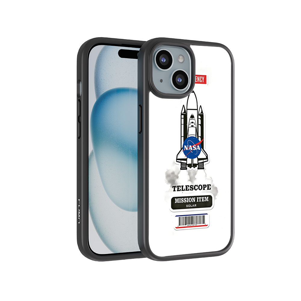 Space Mission NASA 3D Skin with Shockguard Armour Magsafe Case for Apple iPhone 15