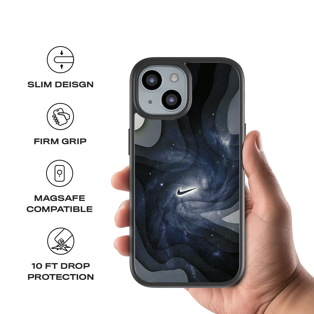 Nike Galaxy 3D Skin with Shockguard Armour Magsafe Case for Apple iPhone 15