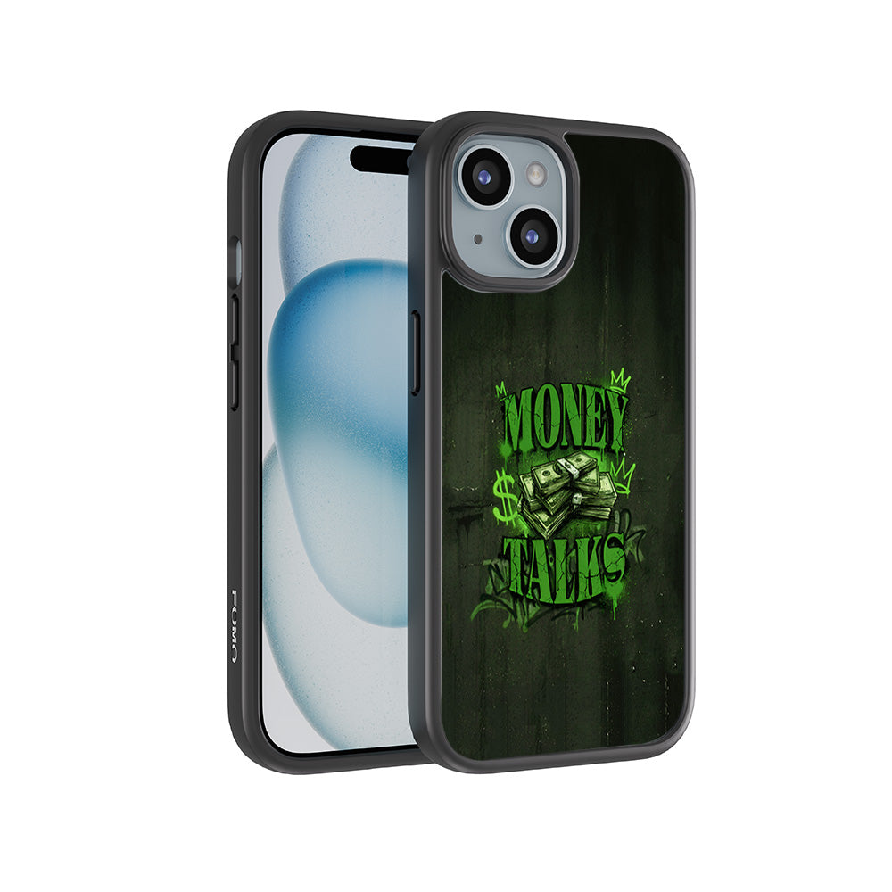 Money Talks 3D Skin with Shockguard Armour Magsafe Case for Apple iPhone 15