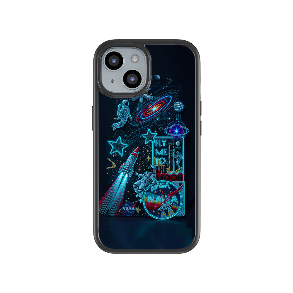 NASA Exploration 3D Skin with Shockguard Armour Magsafe Case for Apple iPhone 15