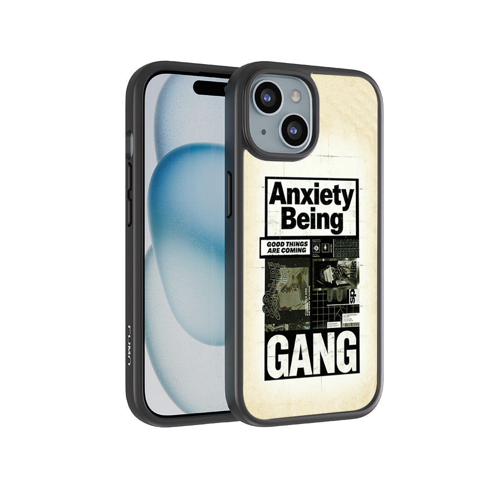 Anxiety Art 3D Skin with Shockguard Armour Magsafe Case for Apple iPhone 15 Plus