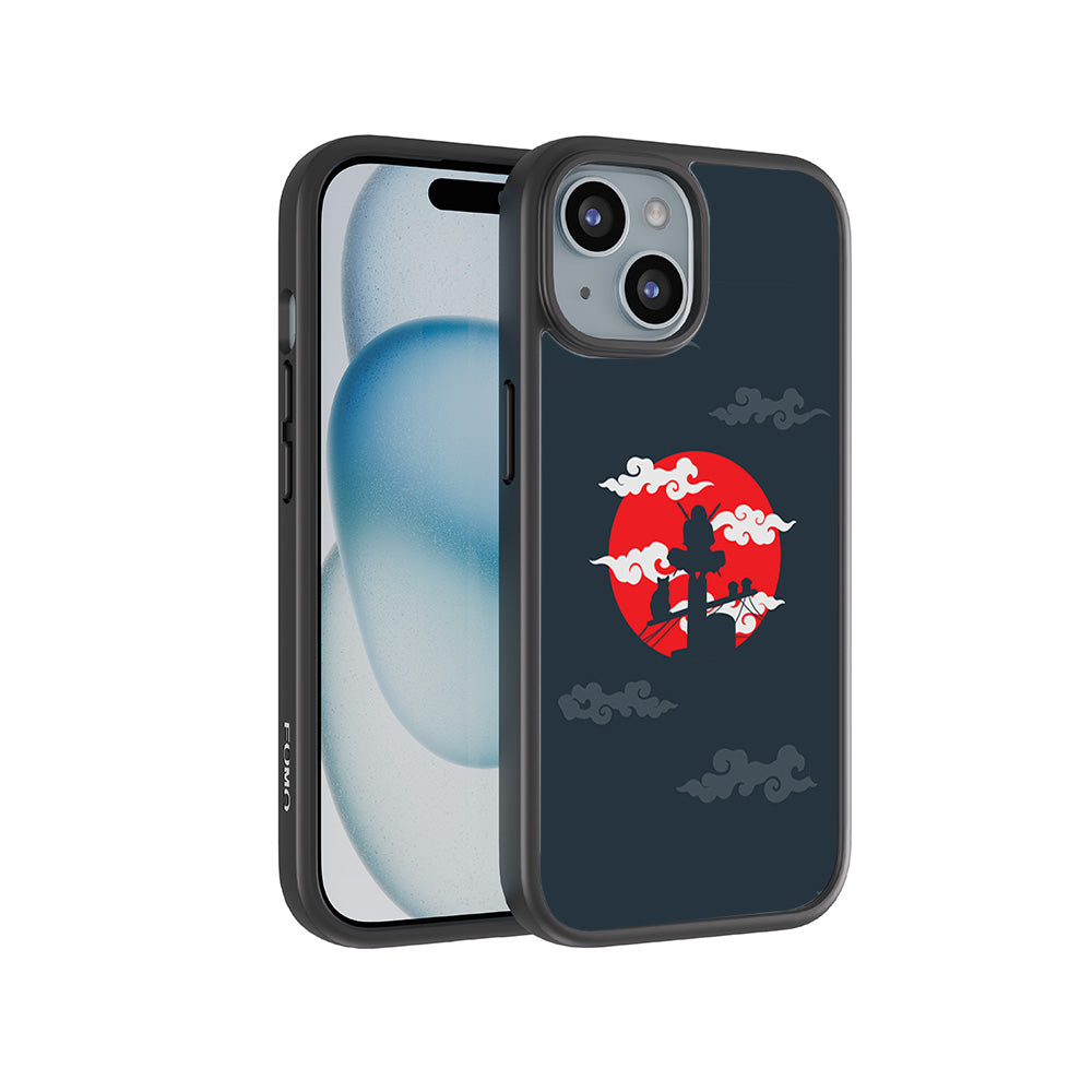 Itachi Uchiha Anime 3D Skin with Shockguard Armour Magsafe Case for Apple iPhone 15