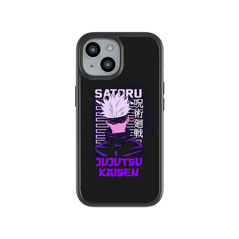 Satoru From Jujutsu Kaisen Anime 3D Skin with Shockguard Armour Magsafe Case for Apple iPhone 15