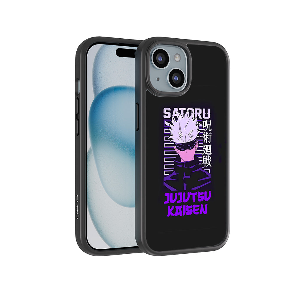 Satoru From Jujutsu Kaisen Anime 3D Skin with Shockguard Armour Magsafe Case for Apple iPhone 15