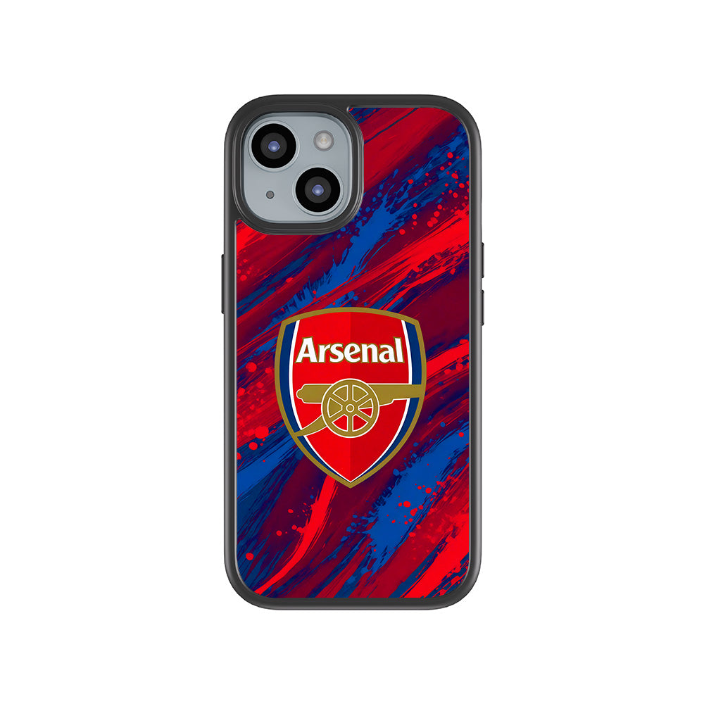 Arsenal Modern Crest Sports 3D Skin with Shockguard Armour Magsafe Case for Apple iPhone 15
