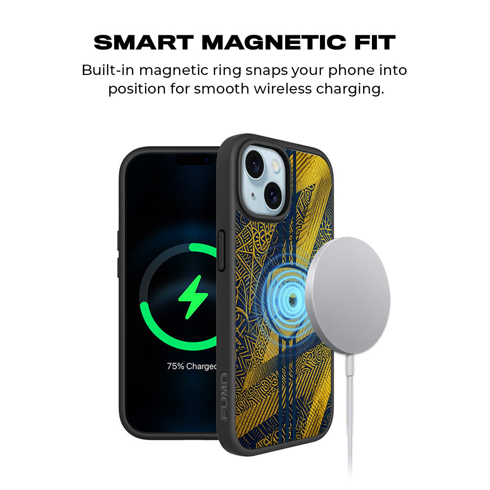 Arsenal Alternate Kit Sports 3D Skin with Shockguard Armour Magsafe Case for Apple iPhone 15 Plus