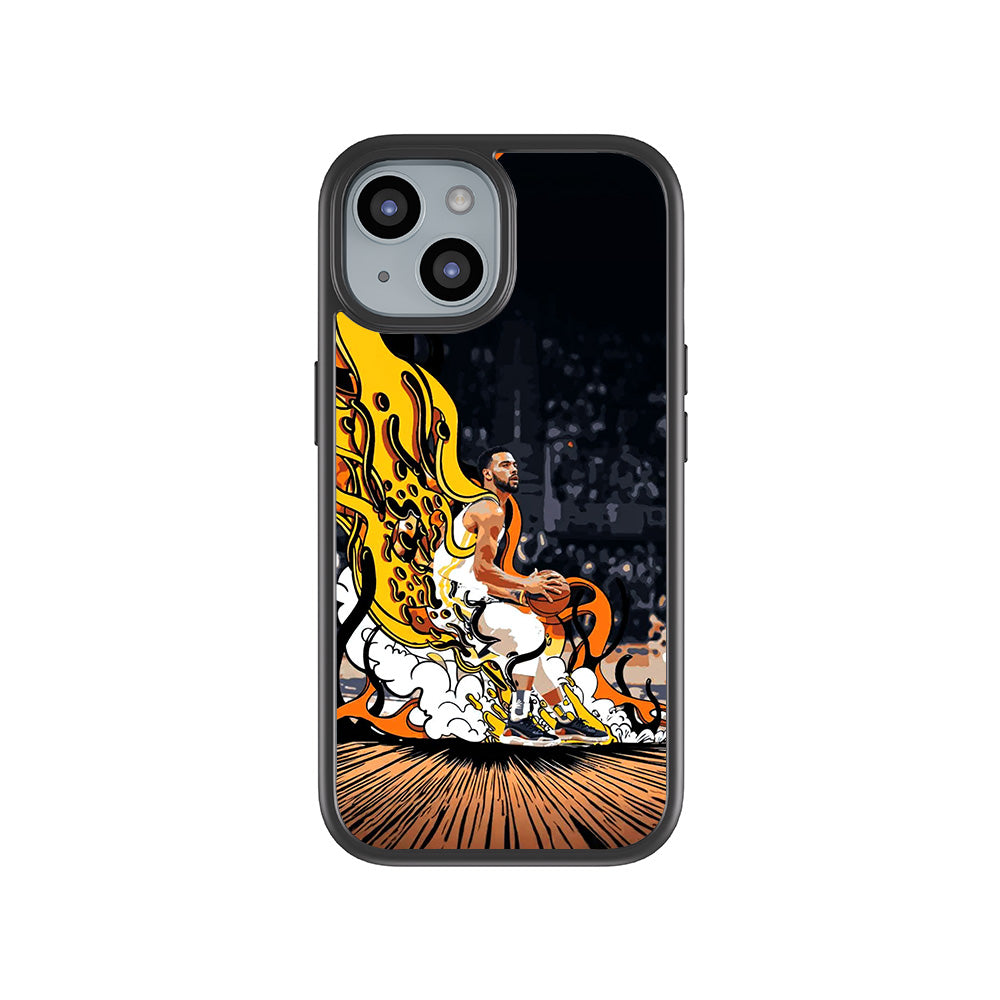 Crimson Victory Ronaldo 3D Skin with Shockguard Armour Magsafe Case for Apple iPhone 15 Plus