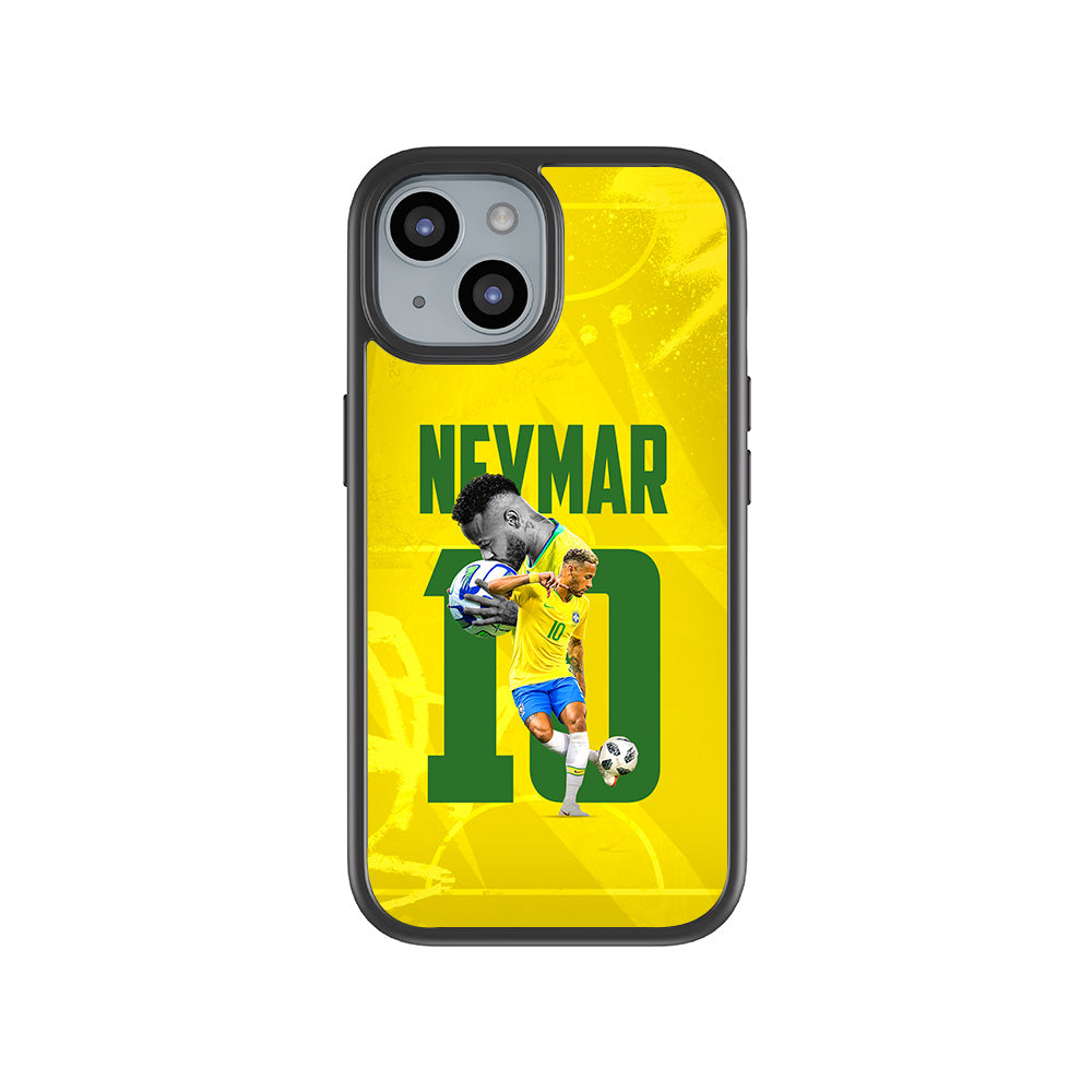 Neymar Da Silva Sports 3D Skin with Shockguard Armour Magsafe Case for Apple iPhone 15 Plus