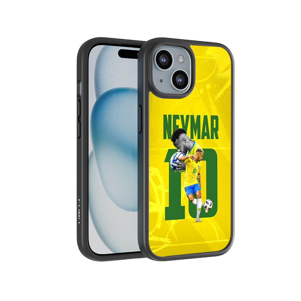 Neymar Da Silva Sports 3D Skin with Shockguard Armour Magsafe Case for Apple iPhone 15 Plus