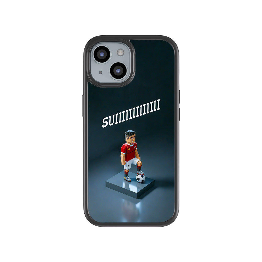 Legend Ronaldo 3D Skin with Shockguard Armour Magsafe Case for Apple iPhone 15