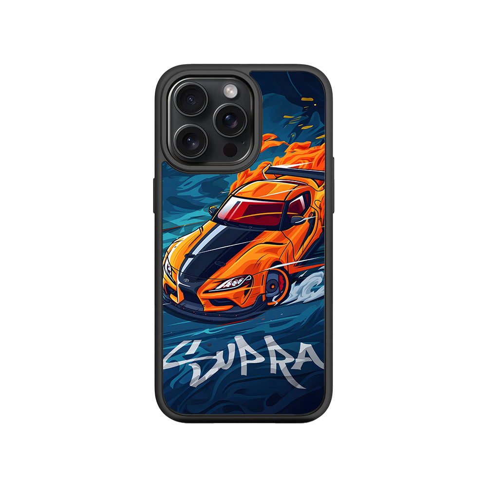 Blazing Supra 3D Skin with Shockguard Armour Magsafe Case for Apple iPhone 15 Pro Max