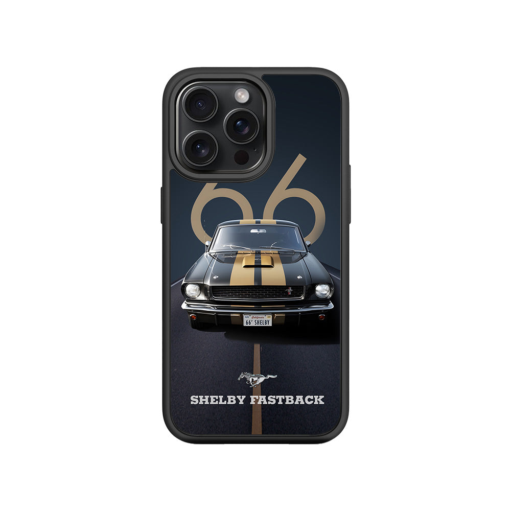 Shelby Mustang GT350H 3D Skin with Shockguard Armour Magsafe Case for Apple iPhone 15 Pro Max