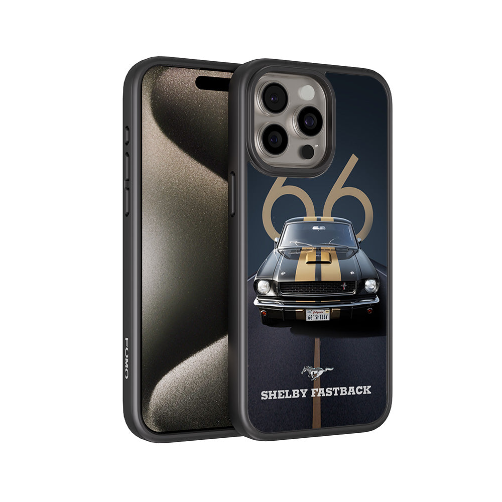 Shelby Mustang GT350H 3D Skin with Shockguard Armour Magsafe Case for Apple iPhone 15 Pro Max