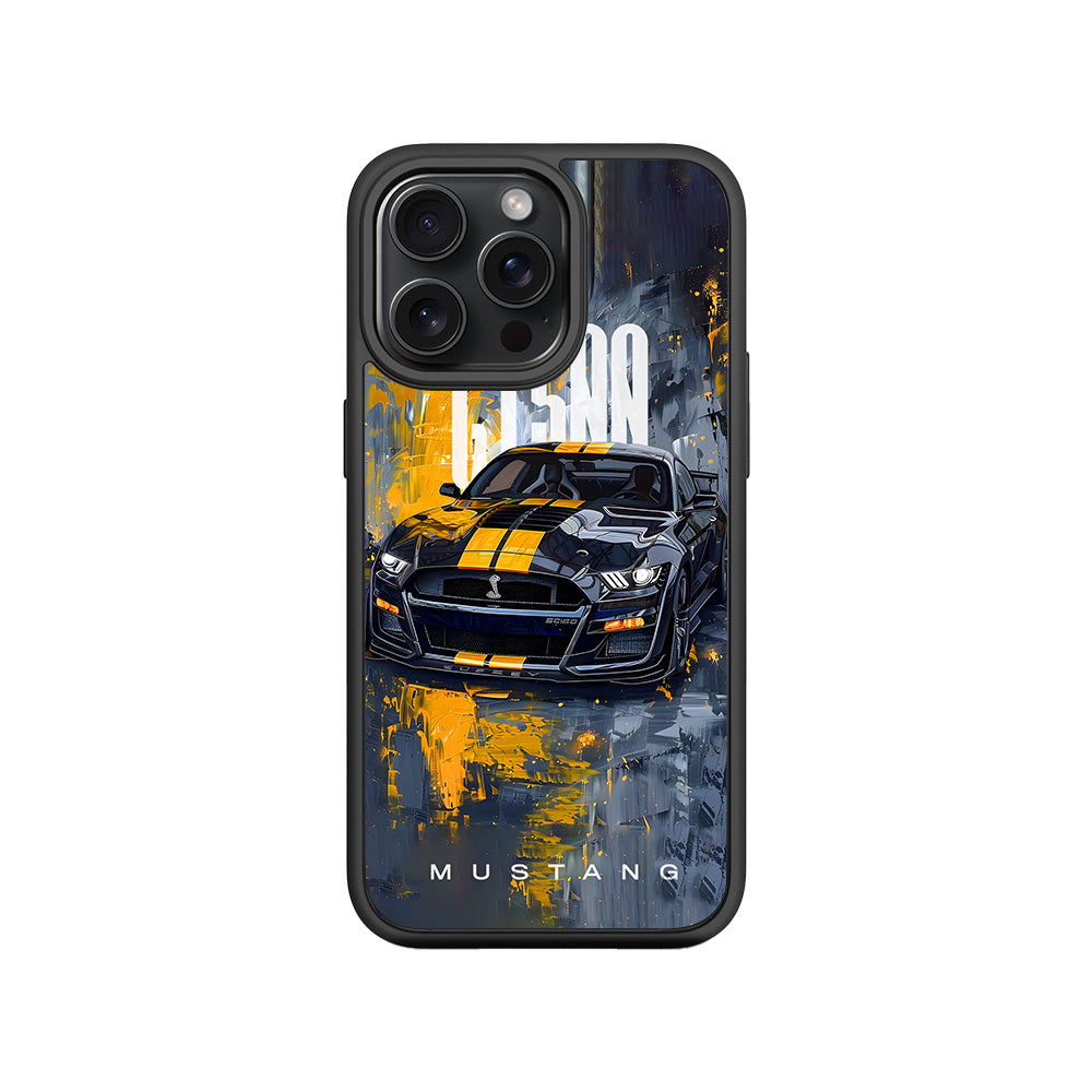 Ford Mustang GT500 3D Skin with Shockguard Armour Magsafe Case for Apple iPhone 15 Pro Max