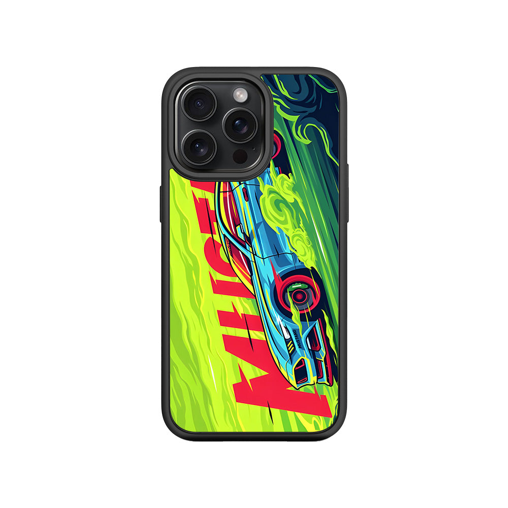 Ford Mustang 3D Skin with Shockguard Armour Magsafe Case for Apple iPhone 15 Pro Max