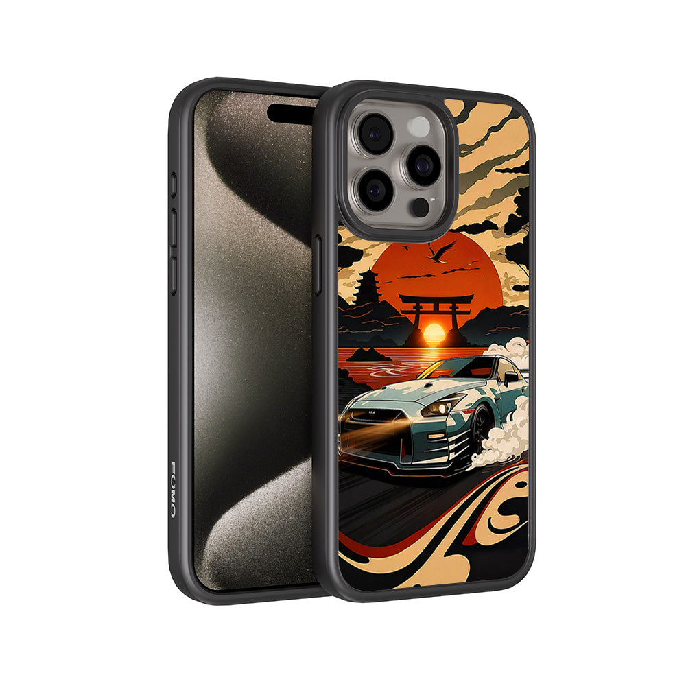 JDM Nissan GTR 3D Skin with Shockguard Armour Magsafe Case for Apple iPhone 15 Pro Max