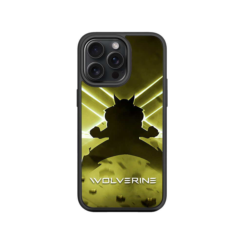 The Wolverine Comic 3D Skin with Shockguard Armour Magsafe Case for Apple iPhone 15 Pro